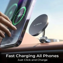LISEN Magnetic Car Mount Charger
