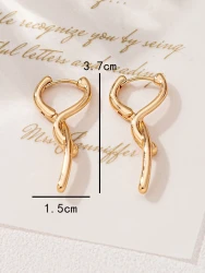Fashion Simple Twist Ear Clip Advanced Sense