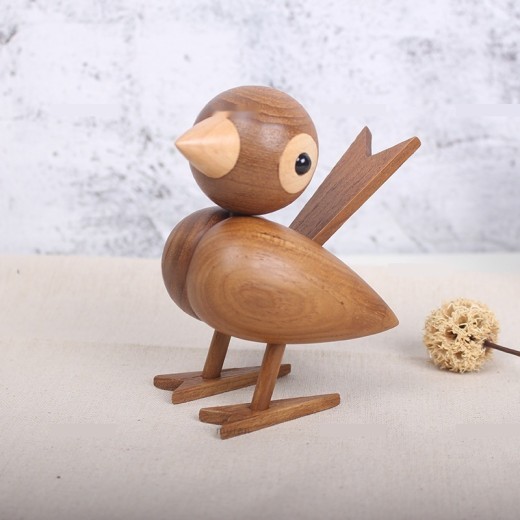 Nordic Home Bird Wooden Craftwork Ornaments