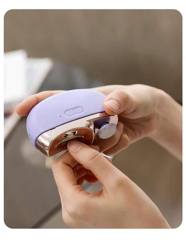 Electric Nail Trimmer and Nail File, Electronic Manicure Pedicure Tool, File and Trim Hand and Toe Nails Effortless