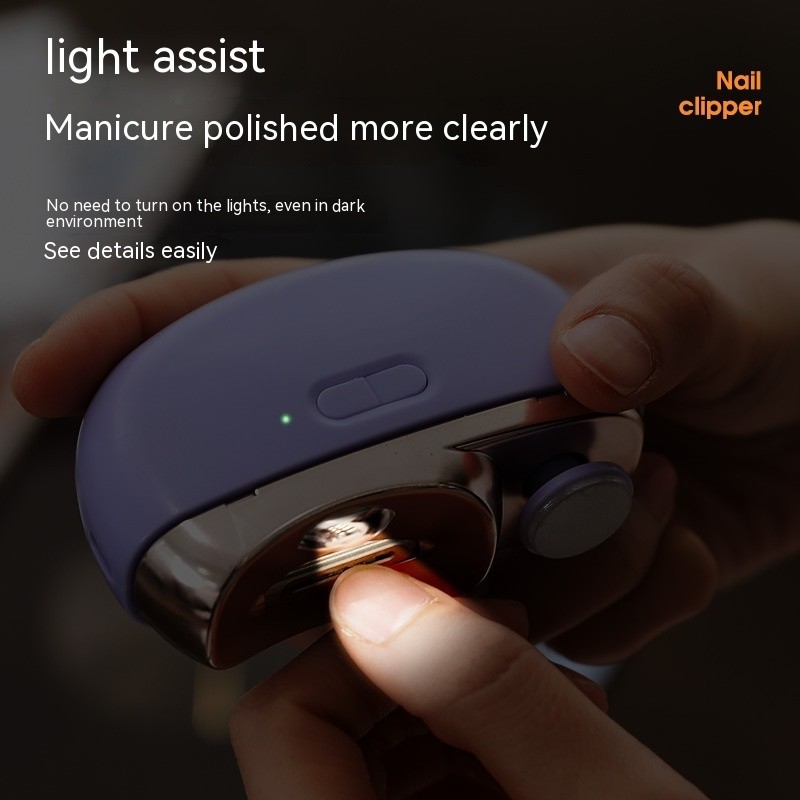 Electric Nail Trimmer and Nail File, Electronic Manicure Pedicure Tool, File and Trim Hand and Toe Nails Effortless