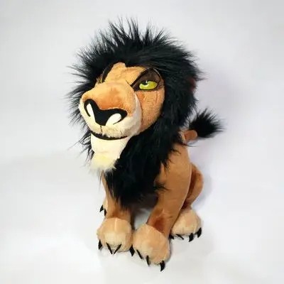 Original Disney The Lion King Scar Soft Stuffed Animal Doll – High-Quality Plush Toy