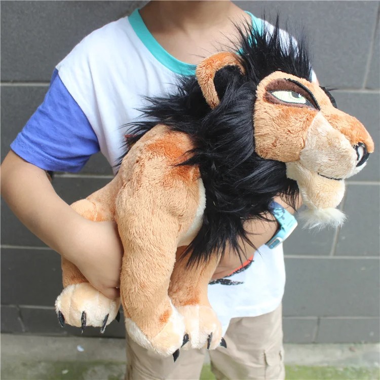 Original Disney The Lion King Scar Soft Stuffed Animal Doll – High-Quality Plush Toy
