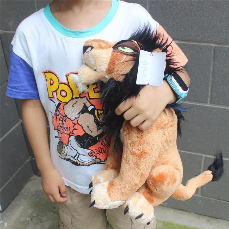 Original Disney The Lion King Scar Soft Stuffed Animal Doll – High-Quality Plush Toy