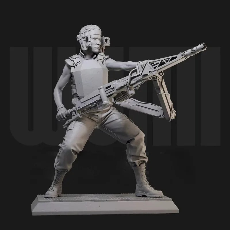 1/24 Scale Resin Figure Assembly Model Kit – Female Special Forces Fantasy Diorama Toy