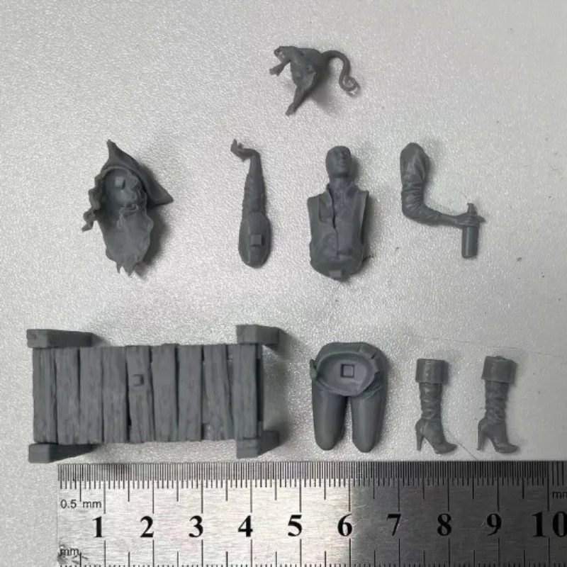 1/24 Scale Female Pirate Captain Lyra Resin Figure – Assembled Model Kit
