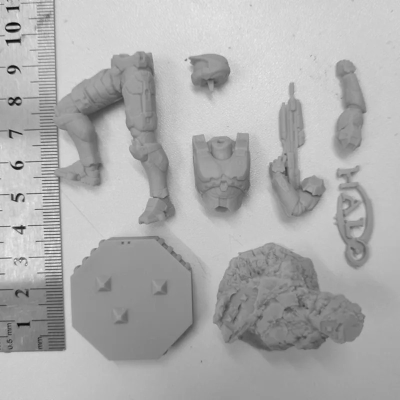 1/24 Scale Super Future Warrior Resin Body Model Kit – Boy DIY Toy Gift