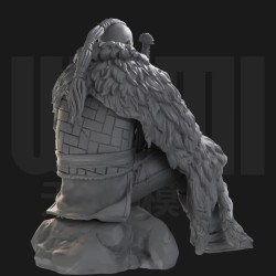 1/24 Scale Resin Figure Model Kit – Ancient Viking Warrior Bjorn Ironside
