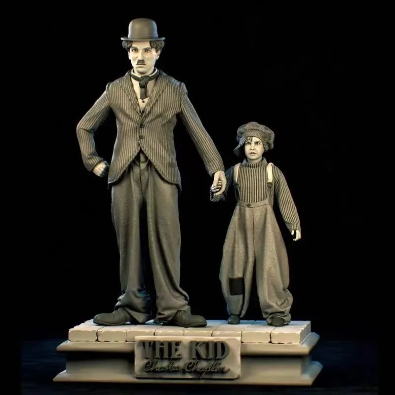 1/24 Scale Charlie Chaplin Movie Artist Resin Figure – Assembled Model Kit