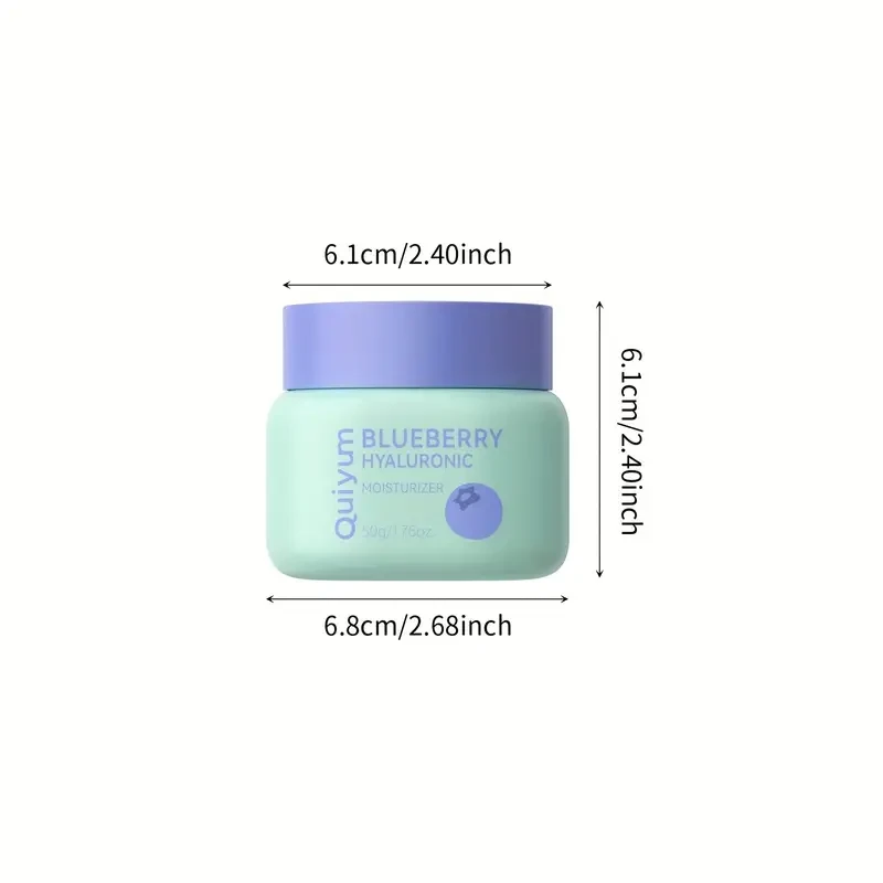 QUIYUM Blueberry Hyaluronic Moisturizer 50g/1.76oz